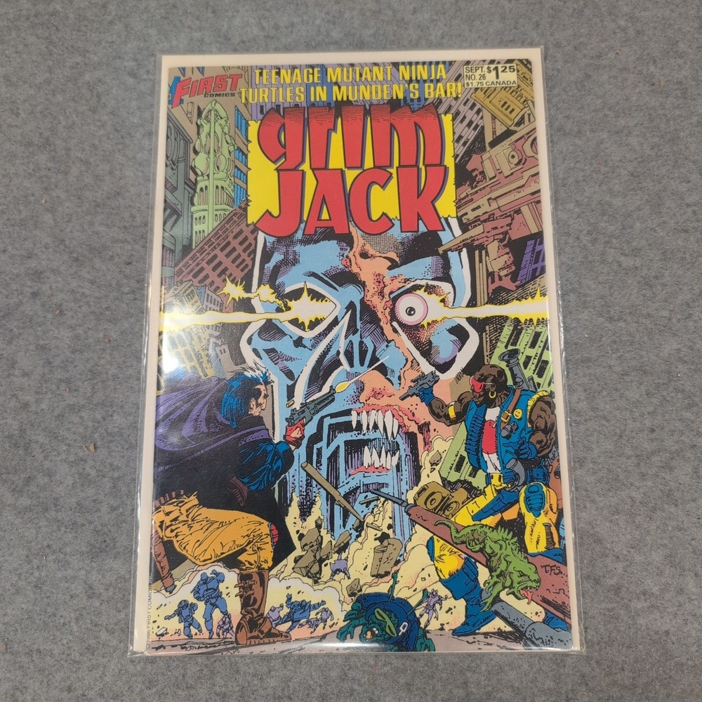 Grimjack 26 First Comics Sept 1986 Teenage Mutant Ninja Turtles TMNT Appearance